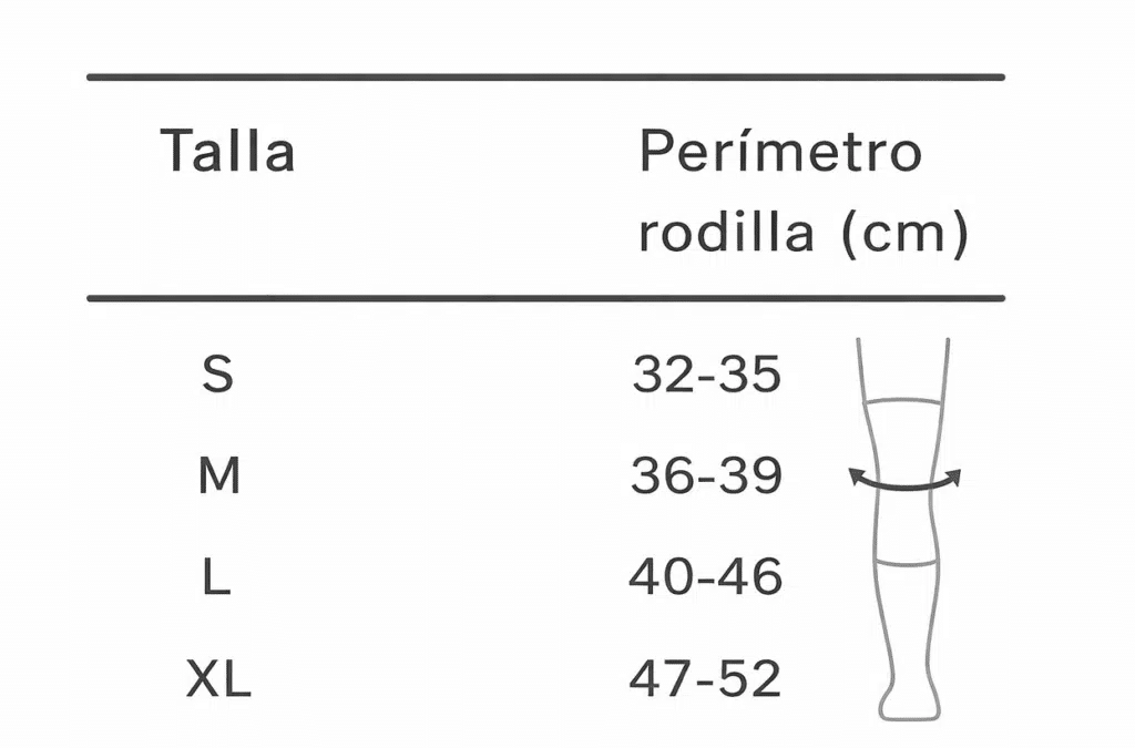 Joelheira elástica com estabilizadores