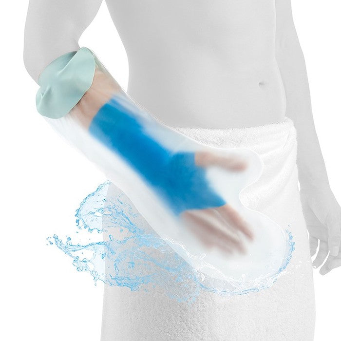 Protetor impermeável para gesso de braço curto adulto