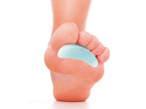 Corretor em silicone para dedos em martelo