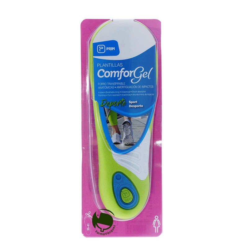 Palmilha de desporto comforgel para mulher