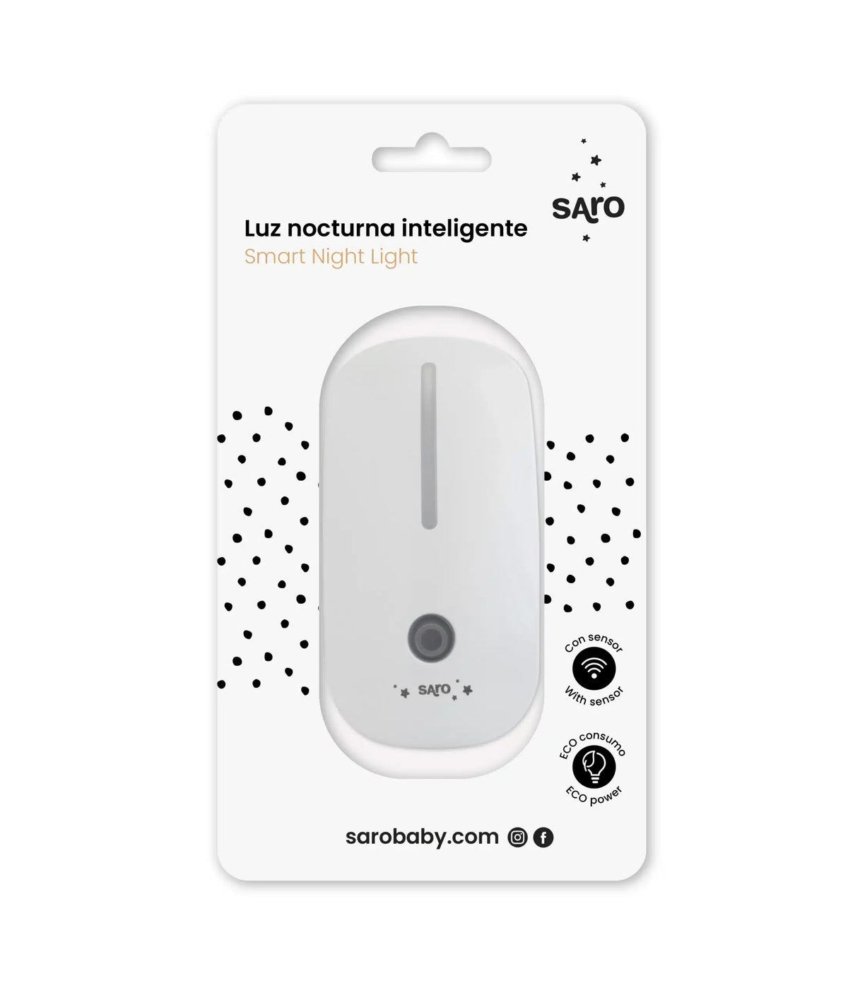 Saro luz de presença inteligente com sensor