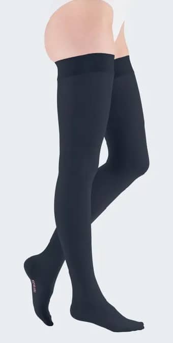 Meias Elásticas Medi Comfort AG Preto Biqueira Fechada