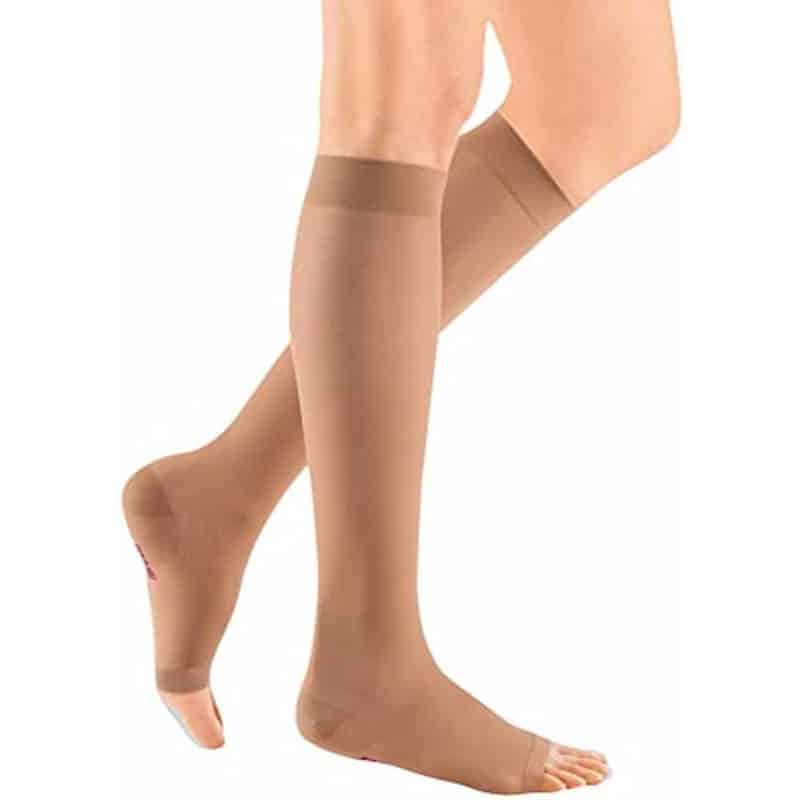 Meias Elásticas Medi Sheer & Soft AD Natural Biqueira Aberta