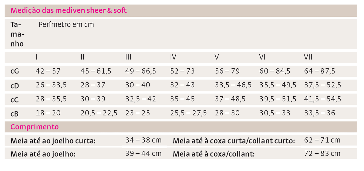 Meias Elásticas Medi Sheer & Soft AD Natural Biqueira Aberta