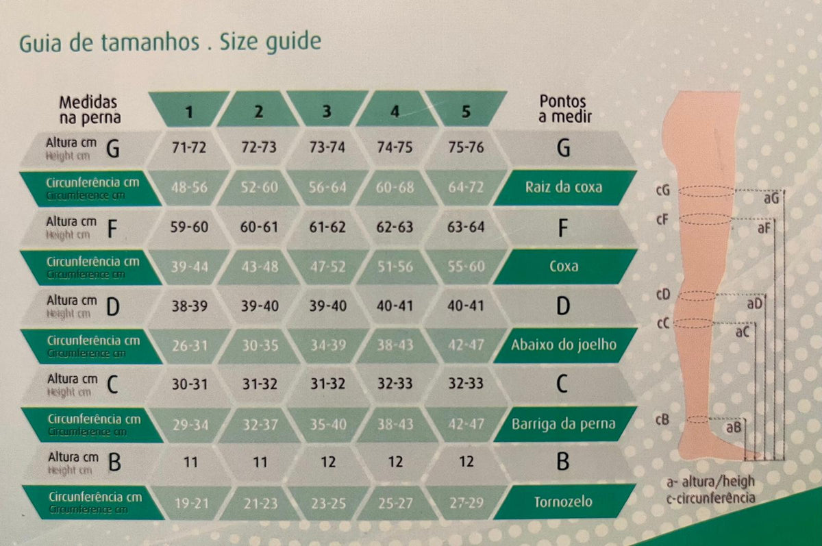 Meias terapêuticas 340 den