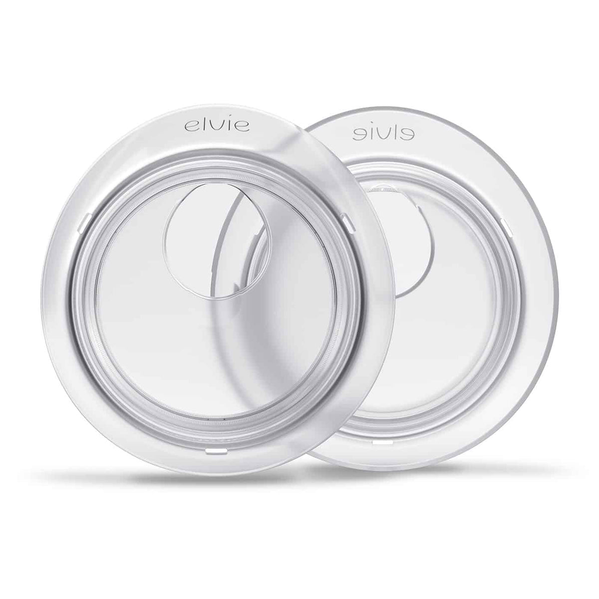 Elvie catch par de copos coletores de leite / protetor de mamilos de silicone