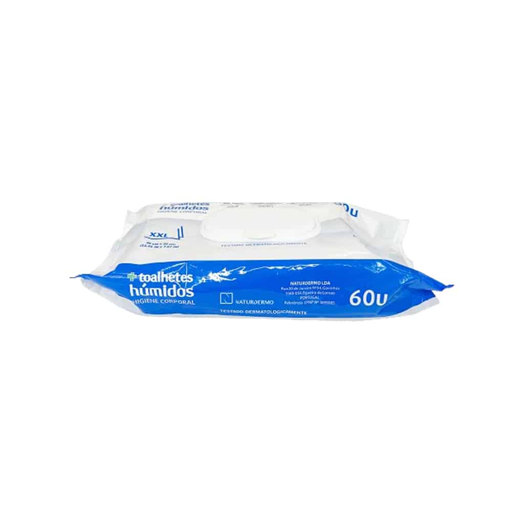 Toalhetes húmidos higiéne corporal xxl (60 unid)