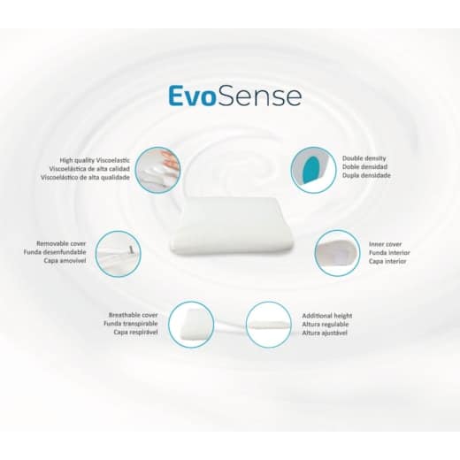 Almofada evosense duo plus viscoelástica