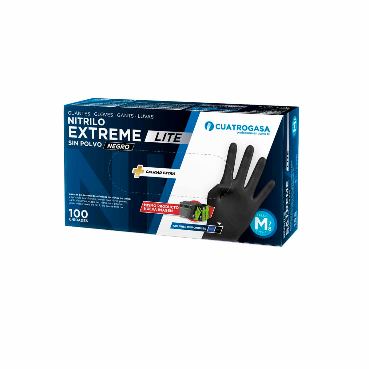Luva nitrilo extreme sem pó