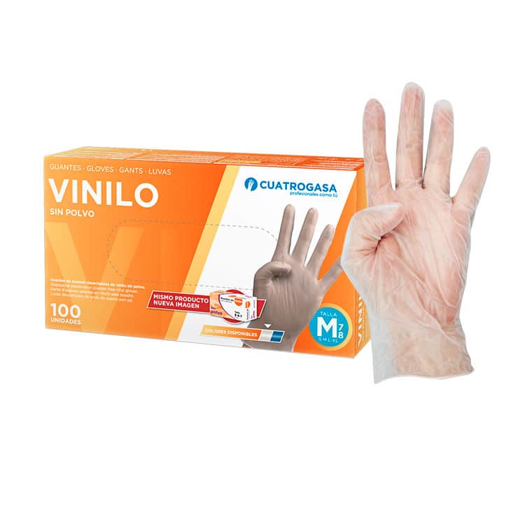 Luva vinil sem pó