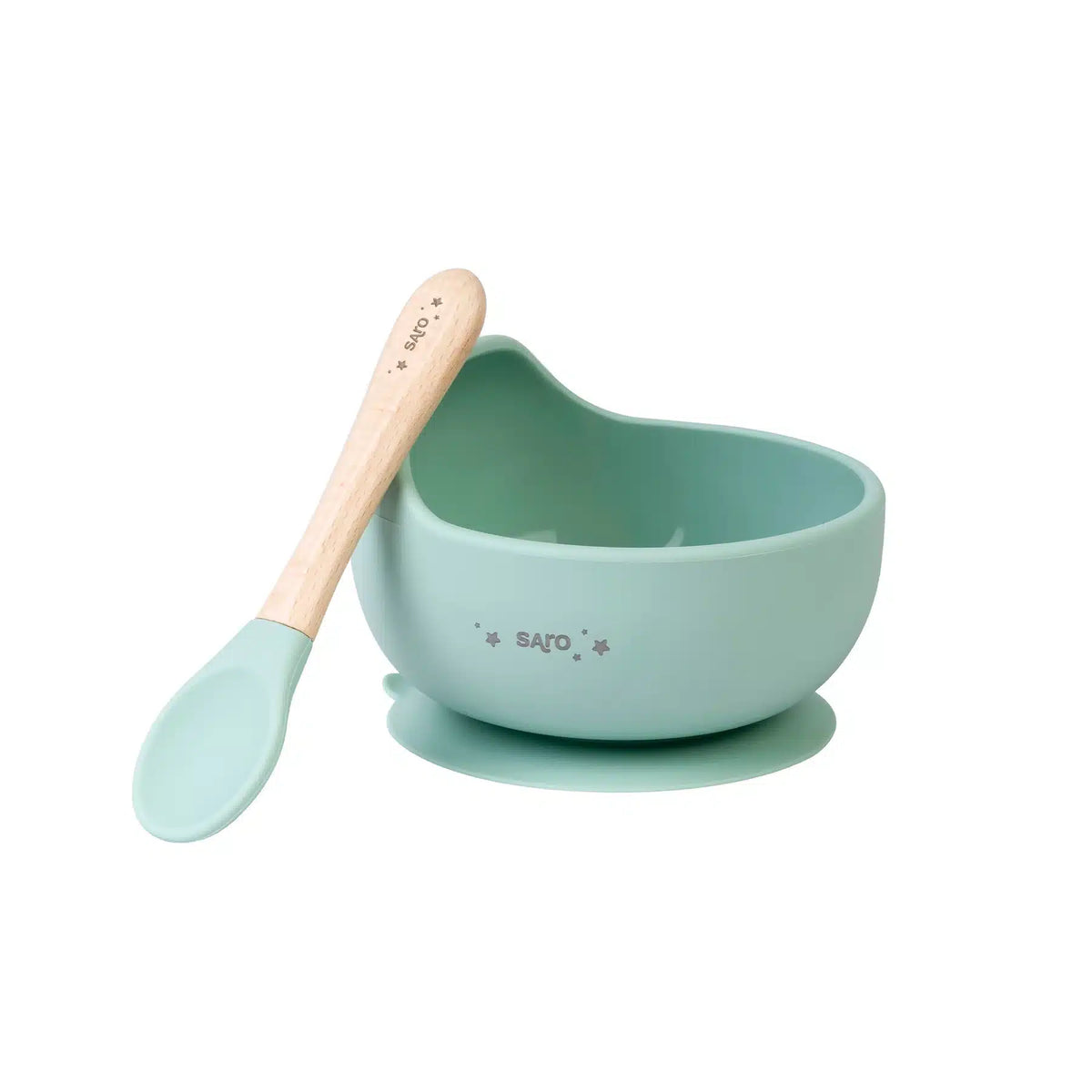Saro conjunto de alimentação “nordic wave” hunter mint