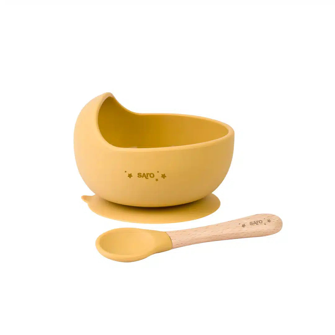 Saro conjunto de alimentação “nordic wave”  mustard