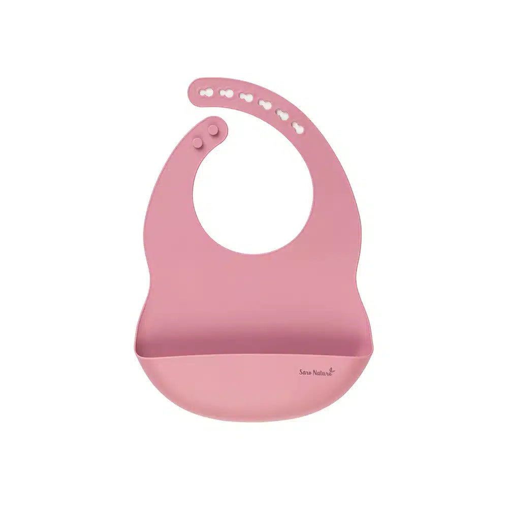 Saro babete de silicone blossom
