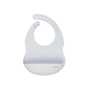 Saro babete de silicone glacier gray