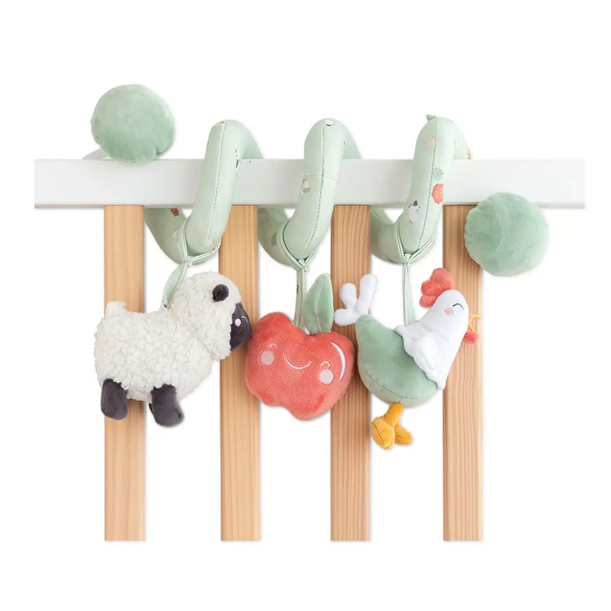 Saro espiral com guizos "funny farm"