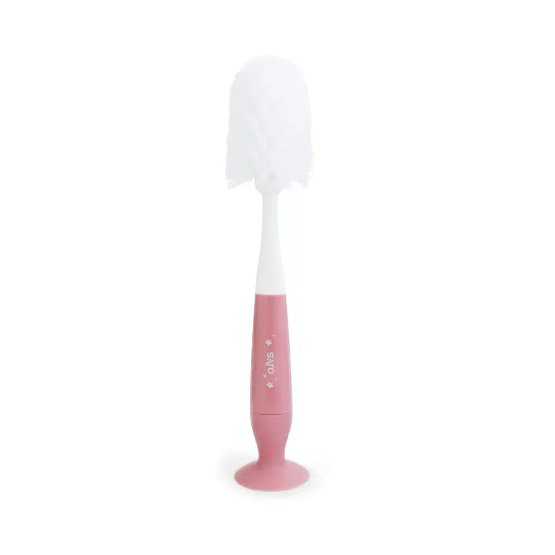 Saro escova limpeza do biberão e tetina dusty pink