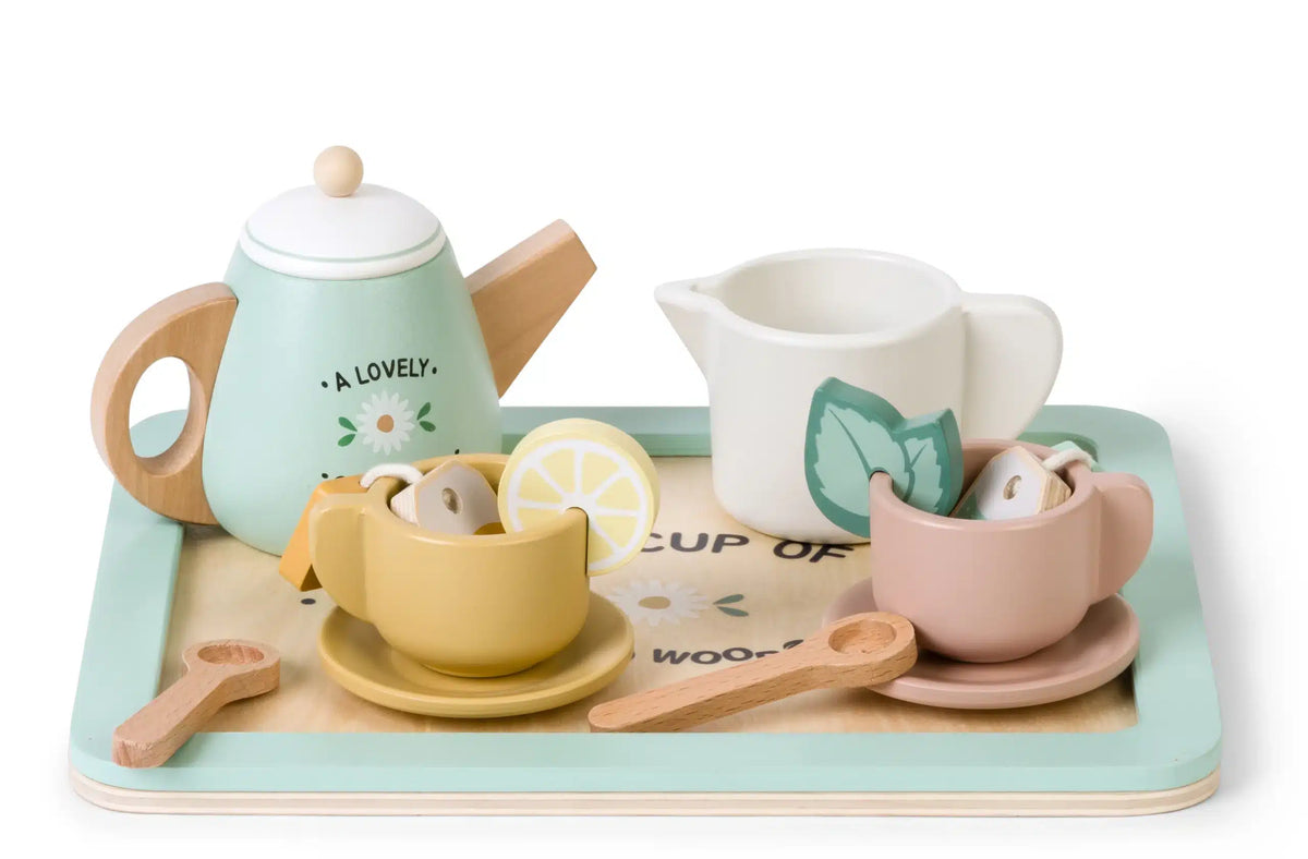 Saro conjunto de chá "tea time" +3 anos 14 peças