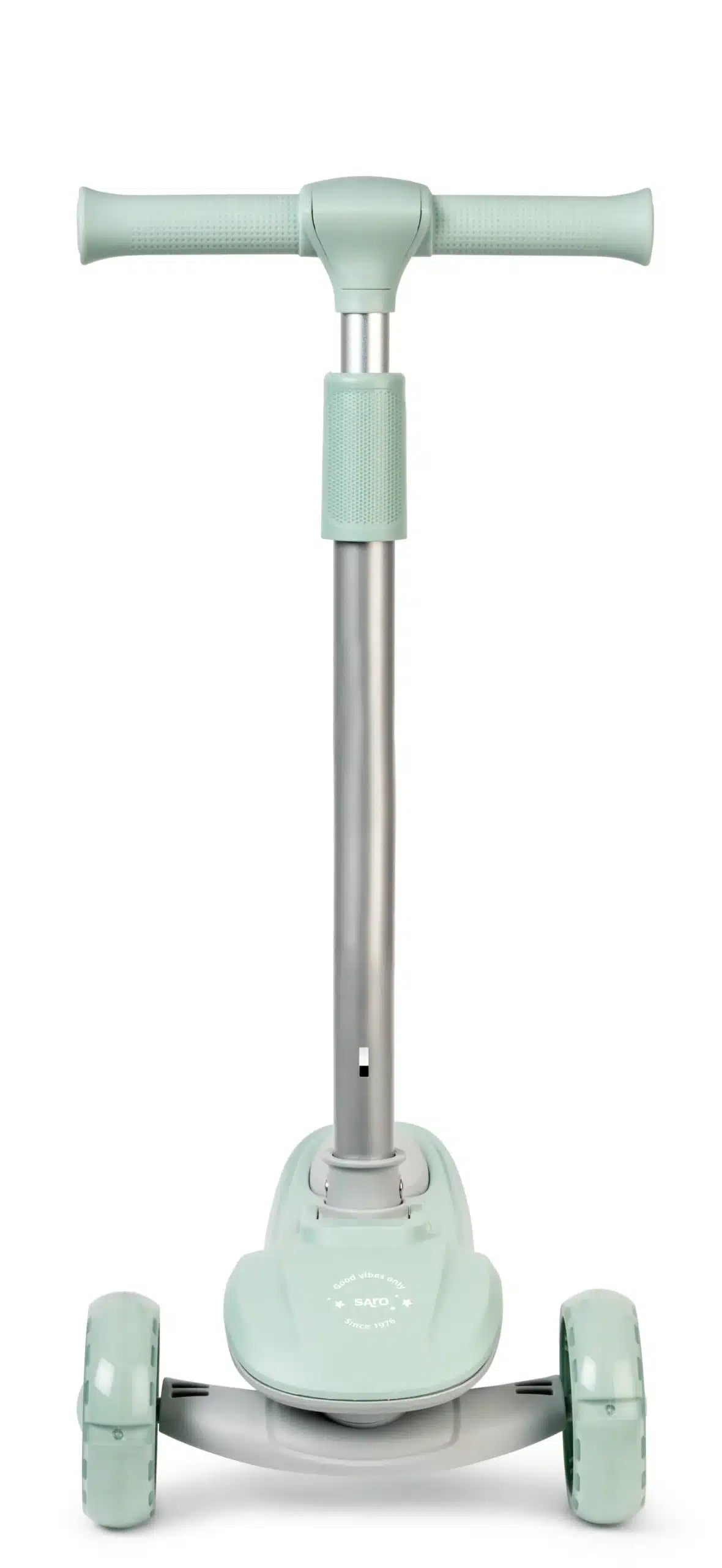 Saro trotinete evolutiva musical 2 em 1 “cool rider” mint + glacier gray
