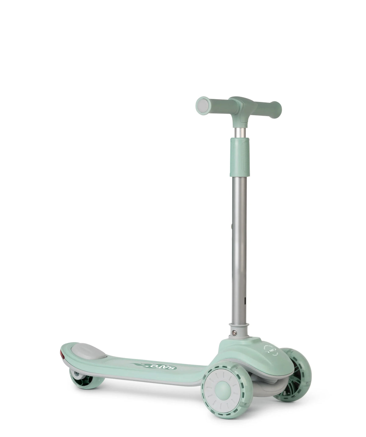 Saro trotinete evolutiva musical 2 em 1 “cool rider” mint + glacier gray