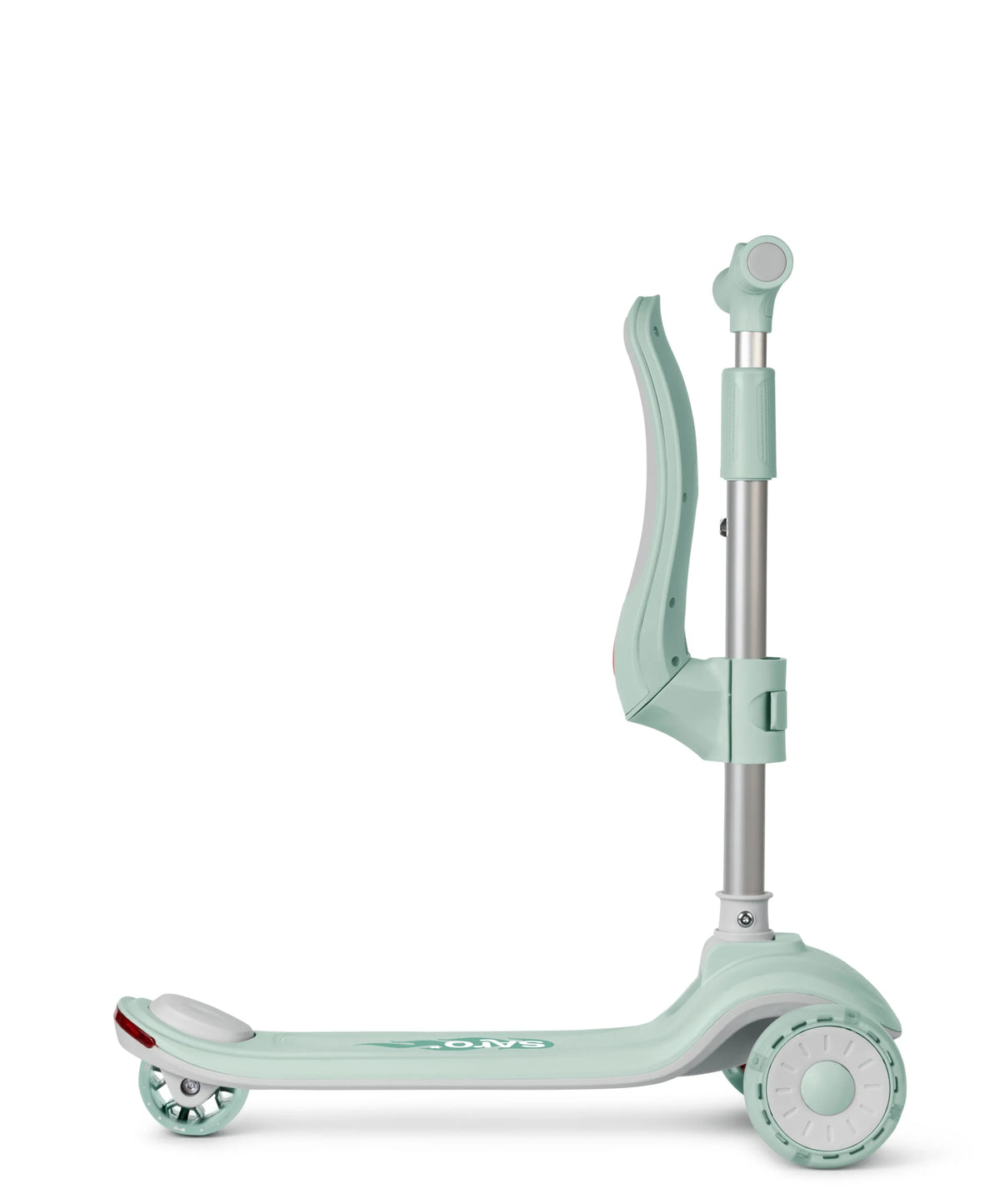 Saro trotinete evolutiva musical 2 em 1 “cool rider” mint + glacier gray