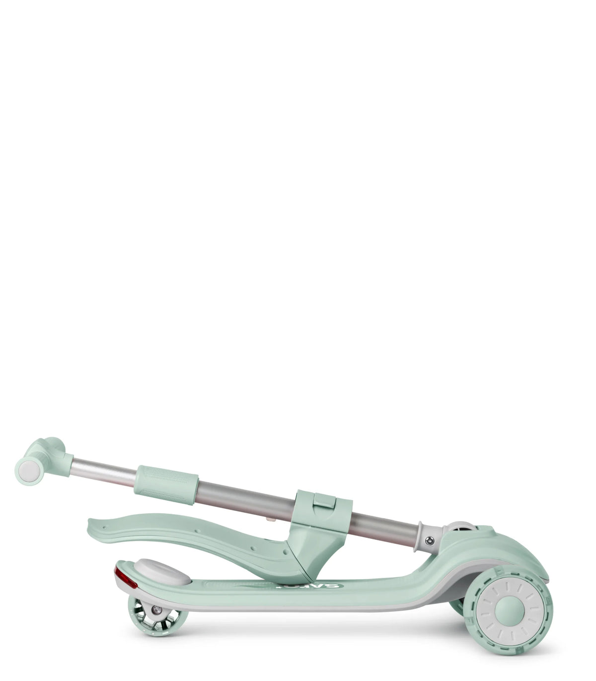 Saro trotinete evolutiva musical 2 em 1 “cool rider” mint + glacier gray