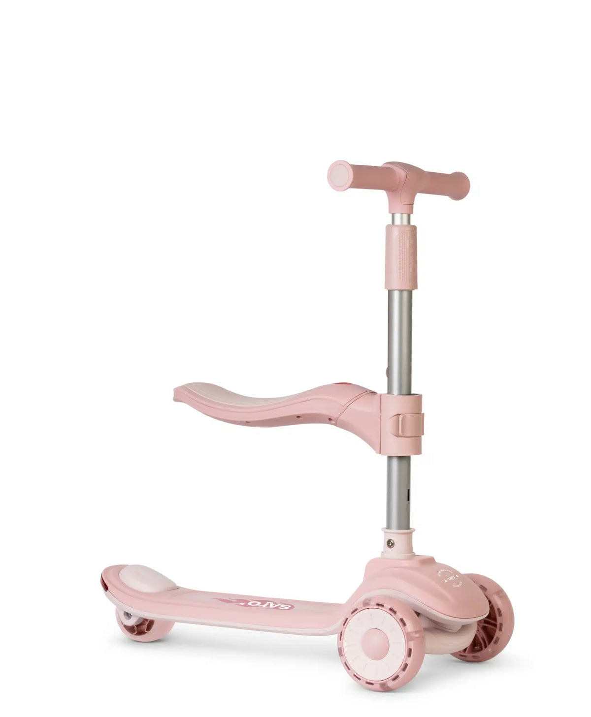 Saro trotinete evolutiva musical 2 em 1 “cool rider” dusty pink