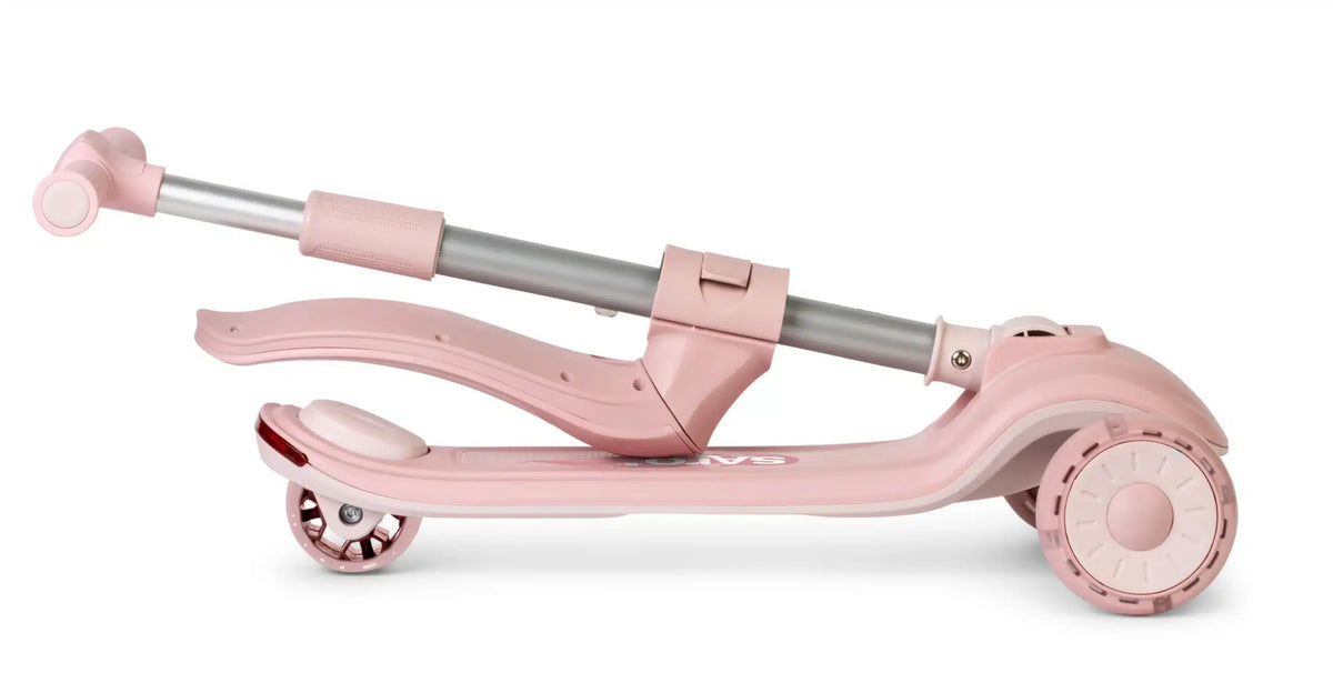 Saro trotinete evolutiva musical 2 em 1 “cool rider” dusty pink