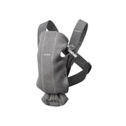 Babybjorn porta bebé / marsúpio mini tecido 3d jersey cinza escuro