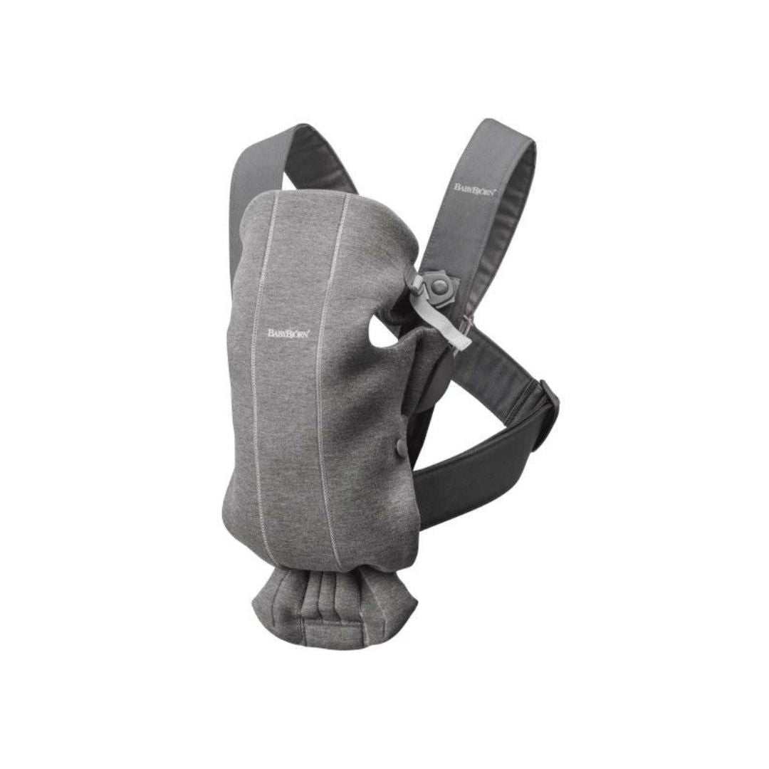 Babybjorn porta bebé / marsúpio mini tecido 3d jersey cinza escuro