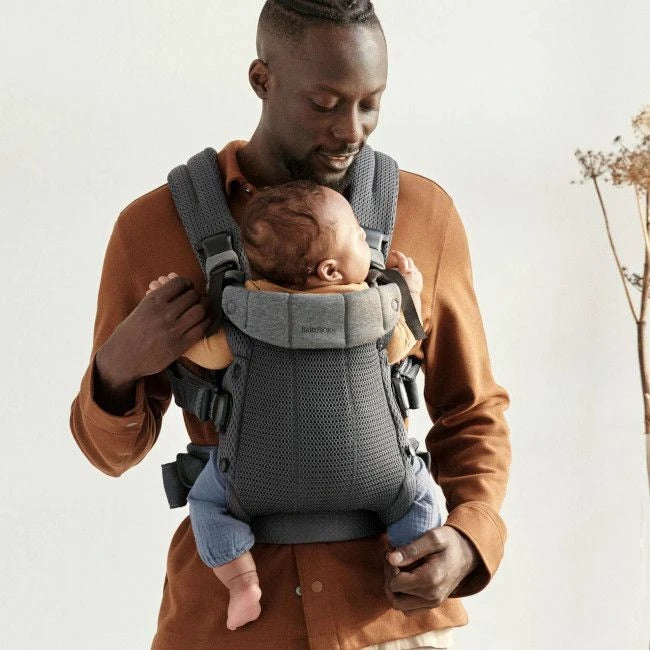 Babybjorn porta bebé/marsúpio harmony tecido 3d mesh antracite