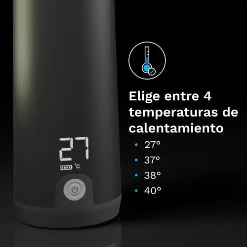 Babybrezza aquecedor de biberões portátil super rápido preto