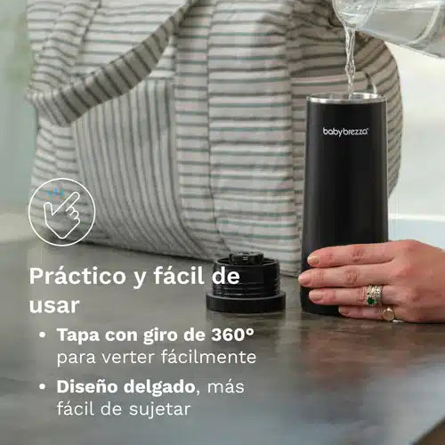 Babybrezza aquecedor de biberões portátil super rápido preto