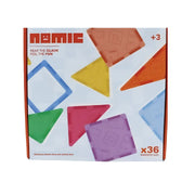 Braintoys nomic clack - jogo magnético de construção 36 peças +3 anos