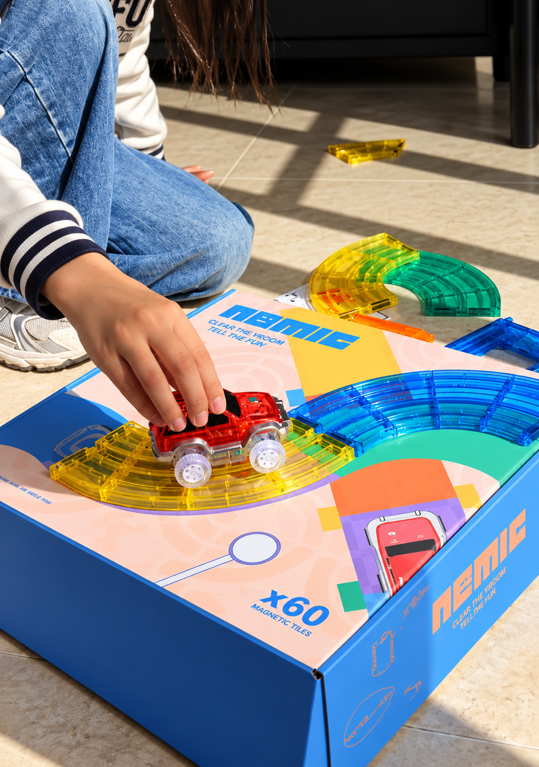 Braintoys nomic vroom 100 peças