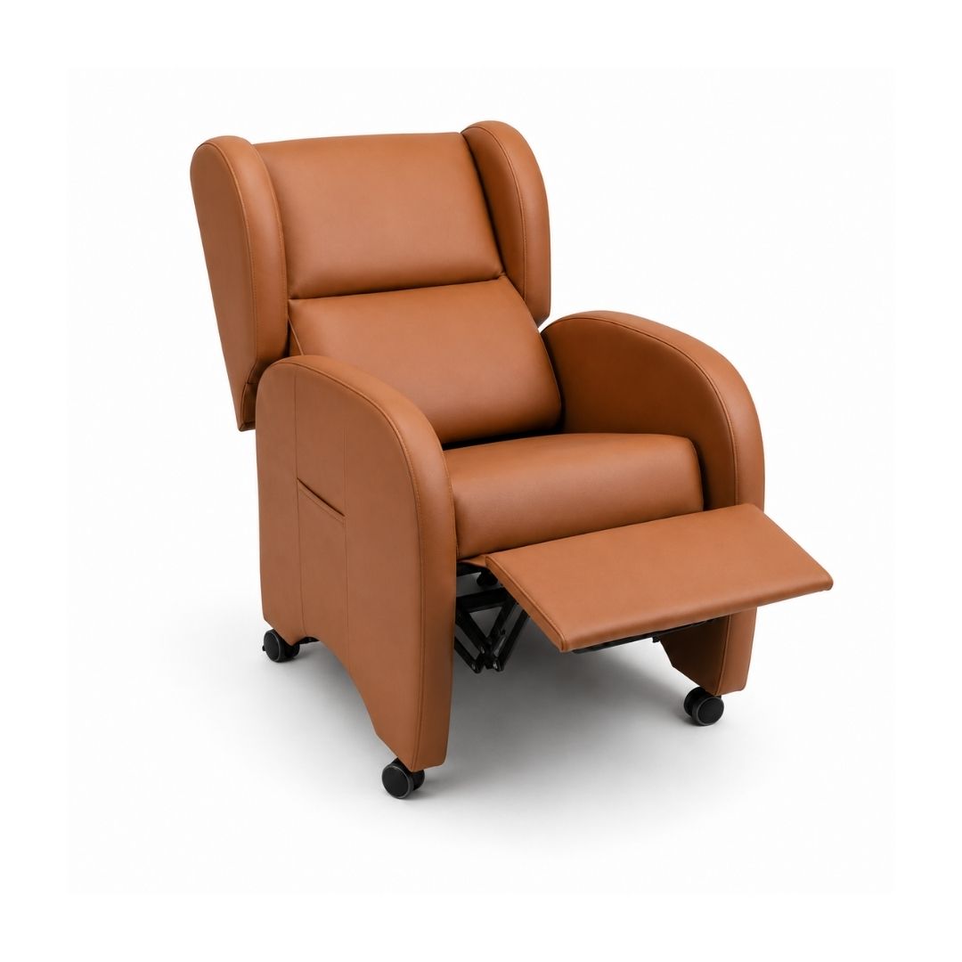 Cadeirão elétrico com elevação 2 motores dolmen pantanal argila