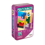 Cayro pentominos em caixa de metal 5-99 anos