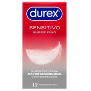 Durex preservativos super fino 12 unidades