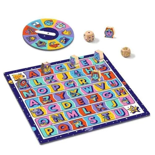 Djeco abc rápido jogo de vocabulário 5-10 anos
