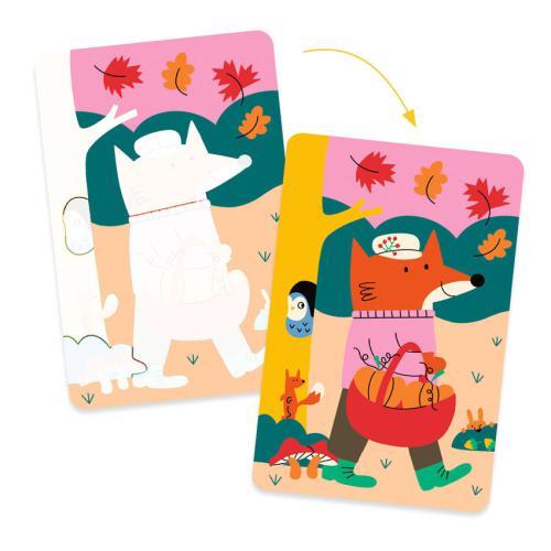 Djeco arts crafts 4 estações jogo de colorir com água + 18 meses
