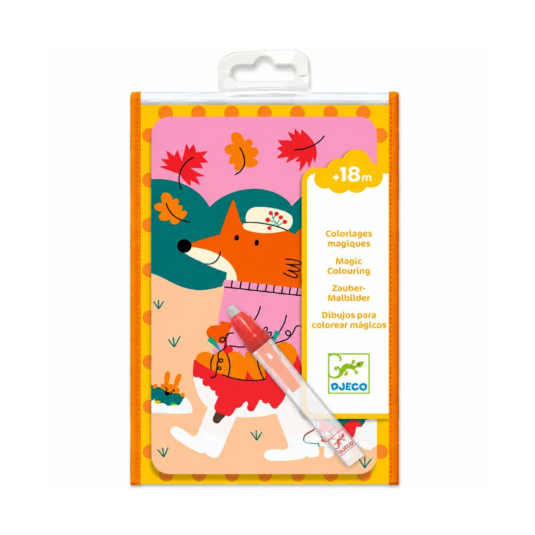 Djeco arts crafts 4 estações jogo de colorir com água + 18 meses