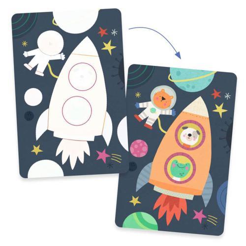 Djeco arts crafts na estrada jogo de colorir com água + 18 meses