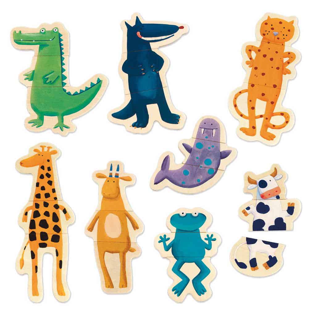 Djeco crazy constrói animais magnéticos + 24 meses
