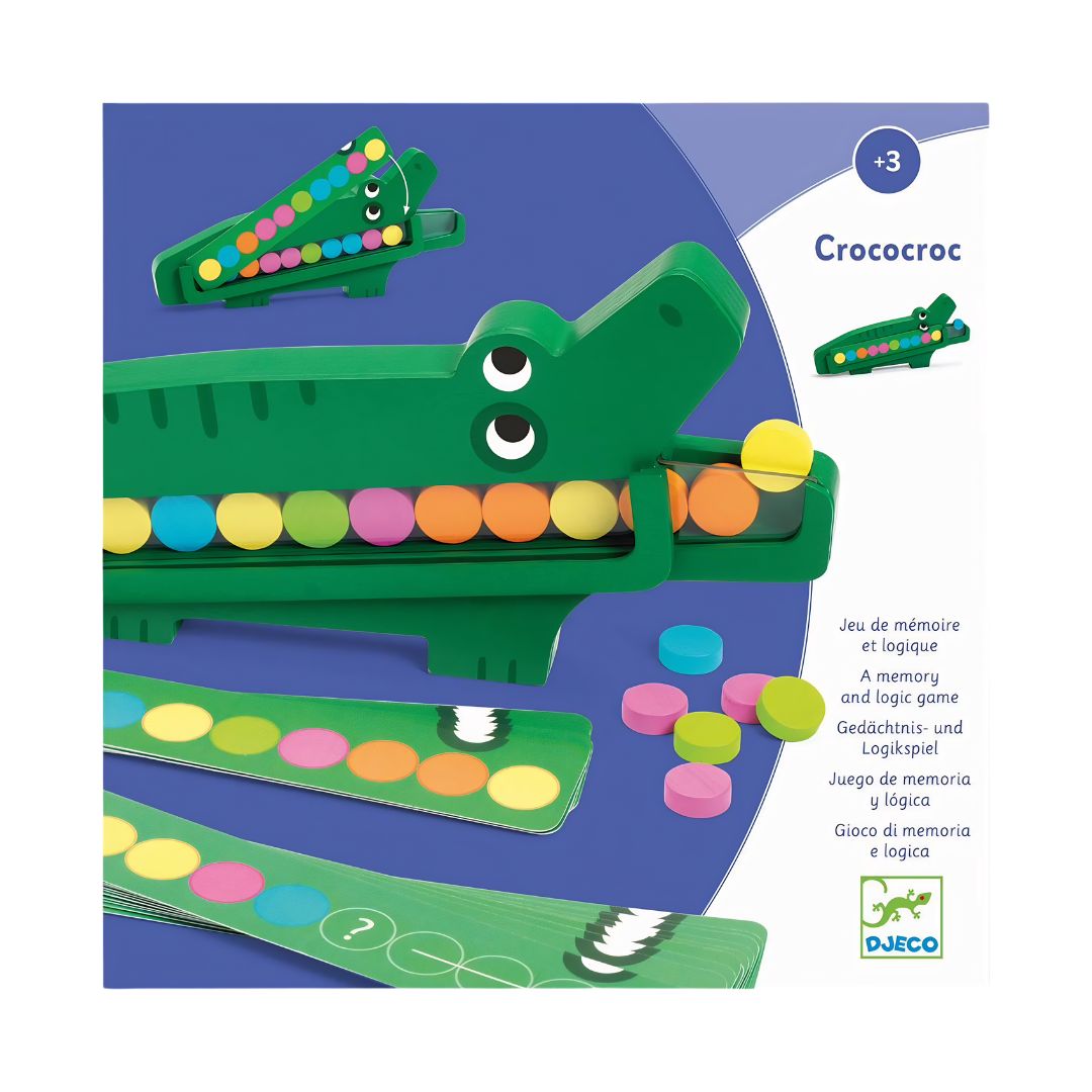 Djeco crococroc - jogo de lógica e atenção + 3 anos