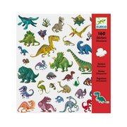 Djeco dinossauros - 160 autocolantes criativos +4 anos