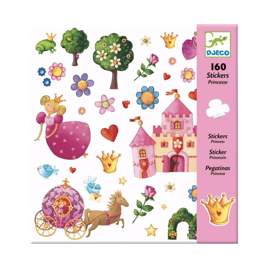 Djeco fadas cintilantes - 160 autocolantes glitter +4 anos