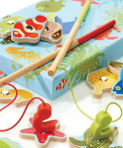 Djeco fishing tropic jogo de pesca magnético + 24 meses