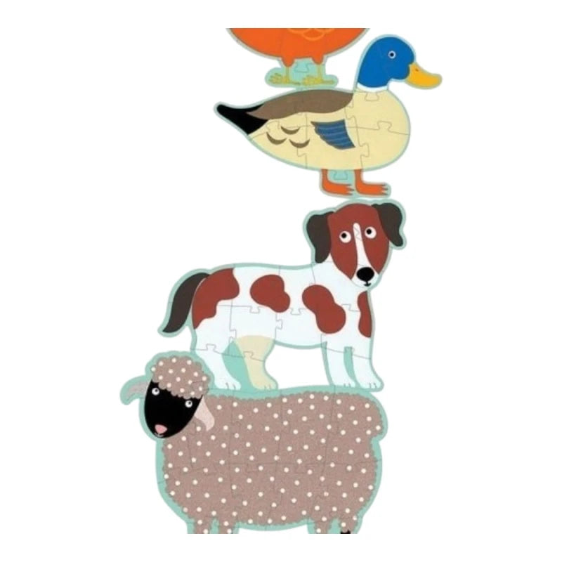 Djeco honoré & amigos puzzle gigante + 3 anos