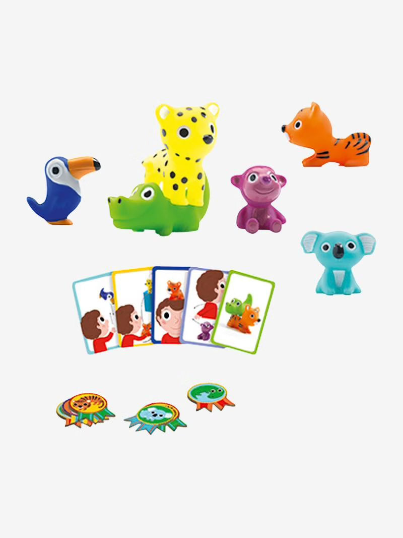 Djeco little action - jogo de desafios e coordenação +30 meses