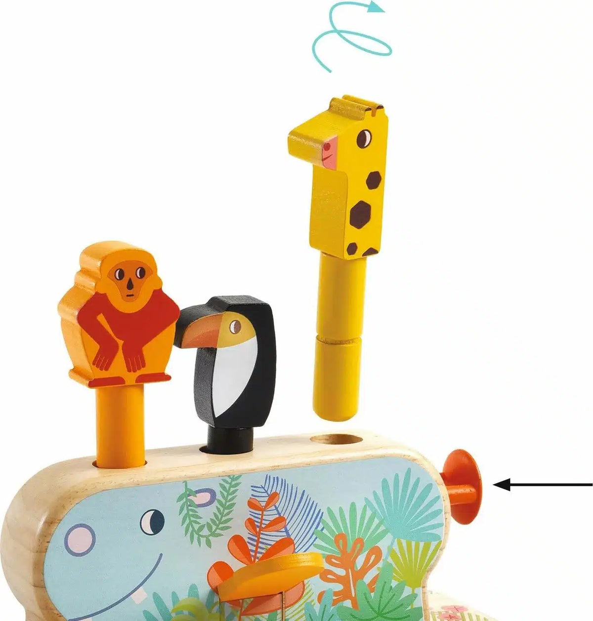 Djeco multi pop - jogo sensorial de manipulação +18 meses