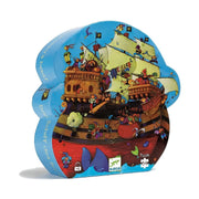 Djeco o barco do barbarossa - puzzle silhueta 54 peças +5 anos